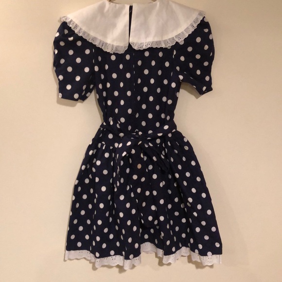 Any Too Gorgeous Classy Vintage Polka Dot Dress - Picture 4 of 8
